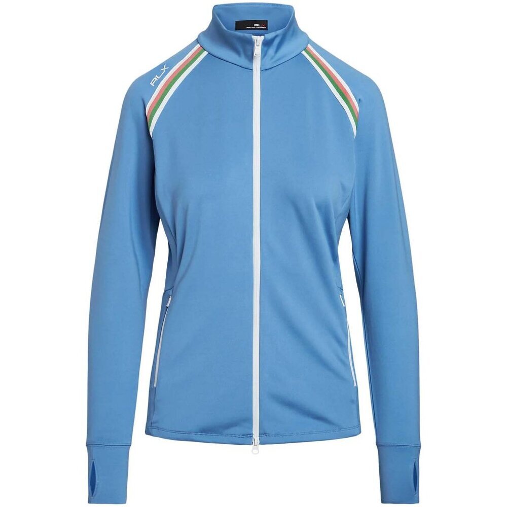 NWT RLX Ralph Lauren Women's Trim Interlock Power Stretch Full-Zip Jacket XL